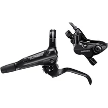 DISC BRAKE ASSEMBLED SET/J-kit, BL-MT501(L), BR-MT520(F), BLACK, W/O ADAPT 4 DUG
