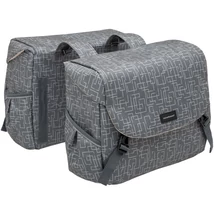 KERÉKPÁROS TÁSKA NEWLOOXS MONDI JOY DUPLA IVY SZÜRKE 38L 37X26X32CM(X2)