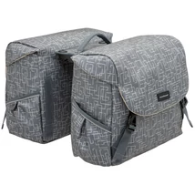 KERÉKPÁROS TÁSKA NEWLOOXS MONDI JOY DUPLA IVY SZÜRKE 38L 37X26X32CM(X2)