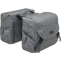 KERÉKPÁROS TÁSKA NEWLOOXS MONDI JOY DUPLA IVY SZÜRKE 38L 37X26X32CM(X2)