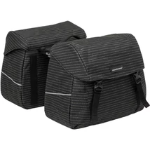 KERÉKPÁROS TÁSKA NEWLOOXS JOLI DUPLA MIK NOMI FEKETE 37L 38X30X18CM(X2)