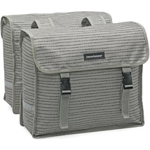 KERÉKPÁROS TÁSKA NEWLOOXS FIORI DUPLA NOMI SZÜRKE 30L 37X12,5X33CM(X2)