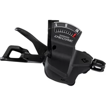 VÁLTÓKAR J DEORE 10-ES RAPIDFIRE FEKETE BILINCSES +BOWDEN KIJELZŐ NÉLKÜL