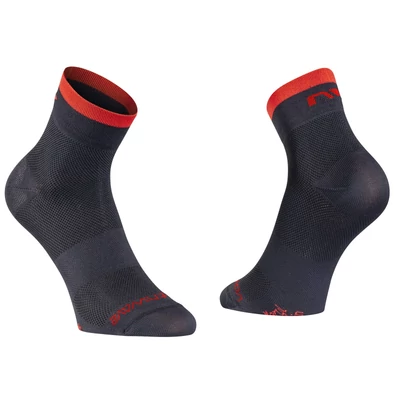 Zokni NORTHWAVE ORIGIN XS (32-35) FEKETE/PIROS