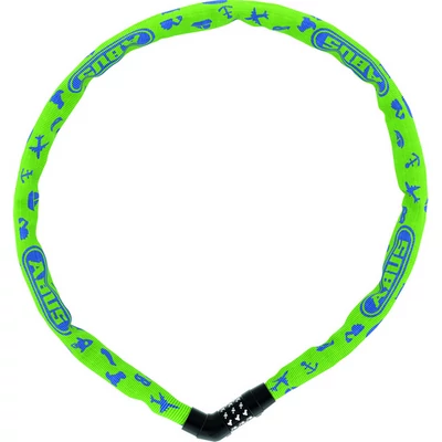 ABUS lakat Steel-O-Chain 4804C/75 lime jel-kódos