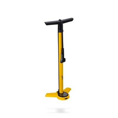 BBB BFP-27 kerékpáros állópumpa AirSteel sárga