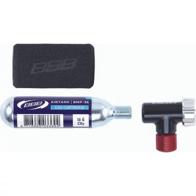 BBB BMP-34 kerékpáros pumpa CO2EasyAir fekete