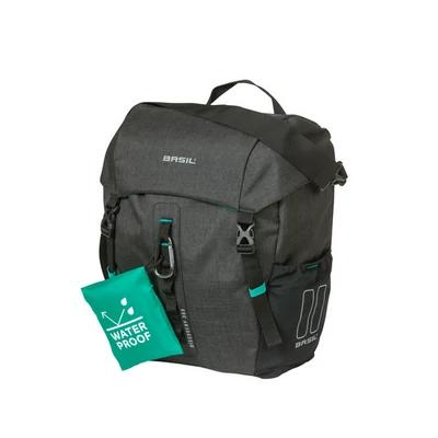 Basil egyoldalas táska Discovery 365D Single Bag M, Hook ON, szürke 