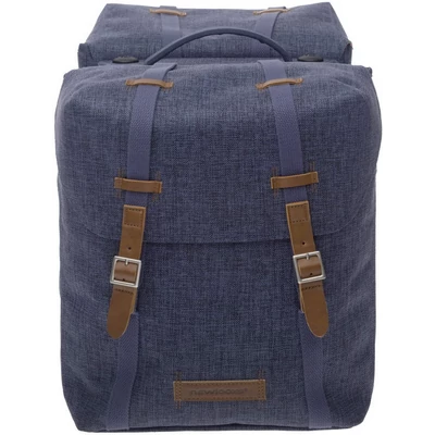 NEWLOOXS Mondi Dupla RackTime Cotton kék kerékpáros táska