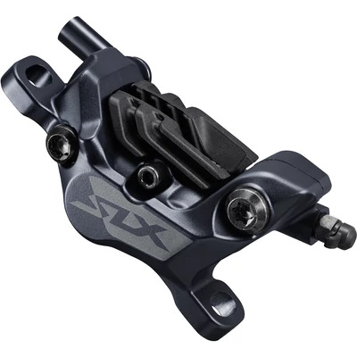 Tárcsafék-Nyereg Shimano SLX BR-M7120 Hidraulikus, 4 dugattyús, gyantás, hűtőbordás fékbetét