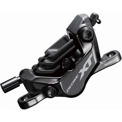 Tárcsafék-Nyereg Shimano XT BR-M8120 Hidraulikus, 4 dugattyús, gyantás, hűtőbordás fékbetét