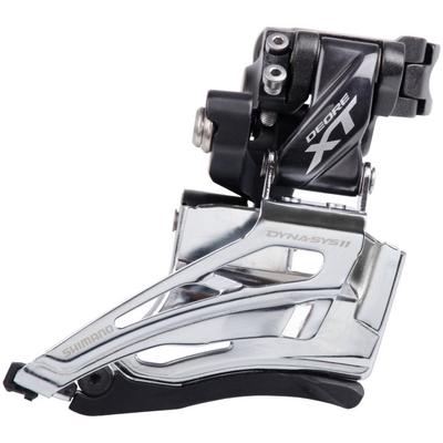 ELSŐ VÁLTÓ Shimano DEORE XT (FD-M8025) FELSŐ BILINCSES, FELÜL HÚZÓS, DOWN SWING, 34,9MM(+31,8/28,6) DUPLA 34-38F 11-ES