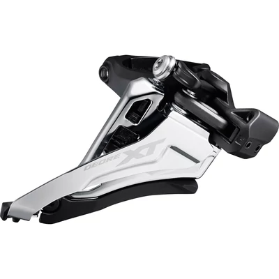 Első Váltó Shimano XT (FD-M7000) közép-bilincses, Side Swing, dupla 12-es, 34,9mm
