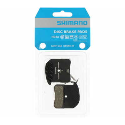 Tárcsafékbetét Shimano H03A MTB gyantás hűtőbordás 1 pár (1 fékbe való) (Y1XM98020)