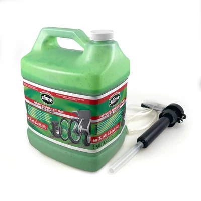 Defektgátló folyadék SLIME belsőbe, 3,8l, töltő pumpával (30kerék) (10153S) - 10204-5