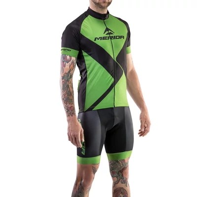 Mez MERIDA RHOMBE DESIGN rövid ZÖLD/FEKETE