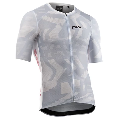 MEZ NORTHWAVE BLADE AIR RÖVID L SZÜRKE/PIROS