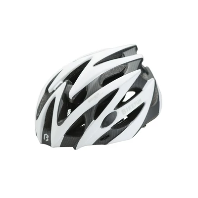 Fejvédő BIKEFUN EDGE FEHÉR/KARBON