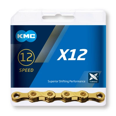 Lánc KMC X12-1 GOLD 1/2x11/128 126L