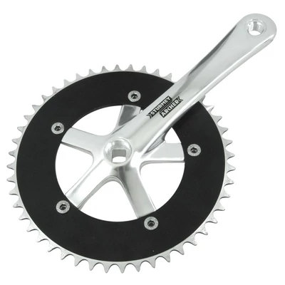 Sturmey Archer FCT24 170mm/44T négyszögtengelyes hajtómű [ezüst-fekete, 44, 170 mm]