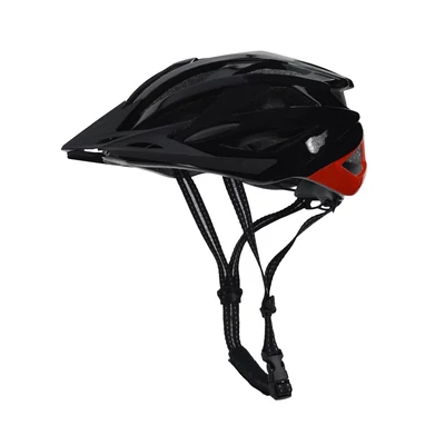 Safety Labs Juno kerékpáros sisak [fényes fekete-piros, 58-61 cm (L)]