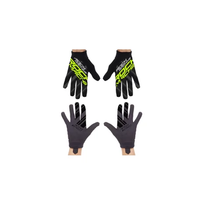 Rock Machine Race FF átmeneti hosszú ujjú kerékpáros kesztyű [khaki/fekete, XL]