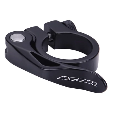 Acor AQR-21209 nyeregcső bilincs [fekete, 31.8 mm]