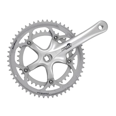 Sunrace FCR8183 170mm 53/39T országúti (+52/42T) négyszögtengelyes hajtómű [ezüst, 53/39, 170 mm]