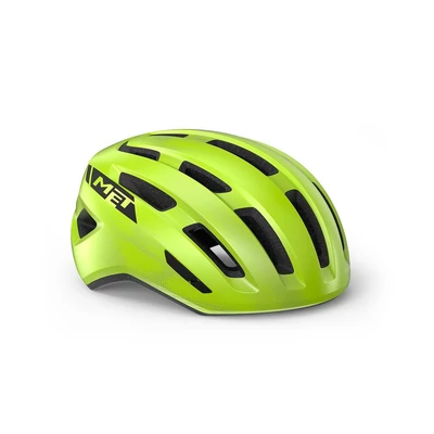 MET Miles kerékpáros sisak [fényes fluo sárga, 58-61 cm (M/L)]