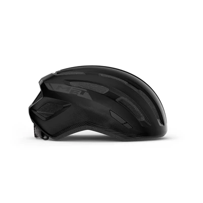 MET Miles kerékpáros sisak [fényes fekete, 52-58 cm (S/M)]