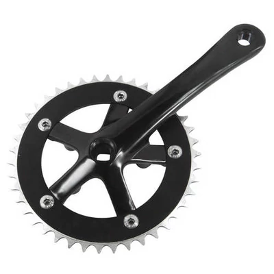 Sturmey Archer FCT24 170mm/44T négyszögtengelyes hajtómű [fekete, 44, 170 mm]