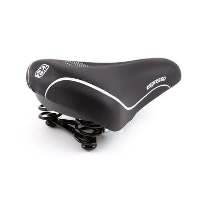 Nyereg csepel espresso fekete (bravo soft)