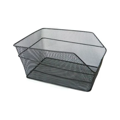 Kosár hátsó sűrűszövésű normál - 40x28x18 cm + tartozék fekete
