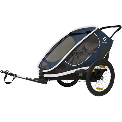 Hamax hamax outback one kerékpár utánfutó navy/fehér