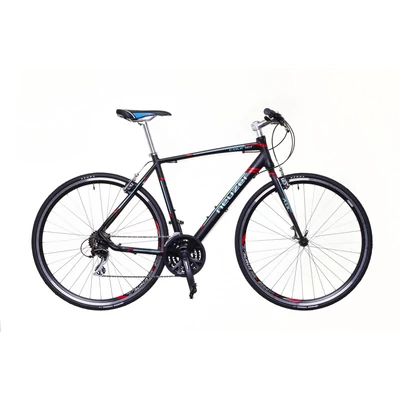 Neuzer courier fekete/türkiz-piros 50 cm matt