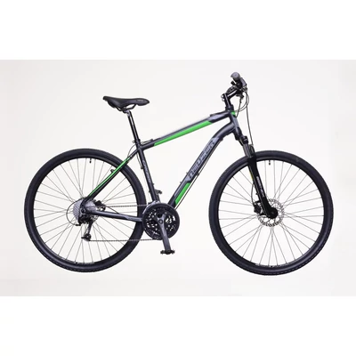 Neuzer x400 férfi fekete/zöld-szürke 21 cues