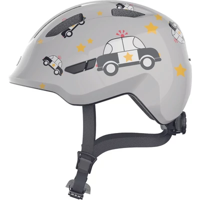 ABUS kerékpáros gyerek sisak Smiley 3.0, In-Mold, grey police, S (45-50 cm)