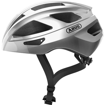 ABUS kerékpáros sport sisak Macator, In-Mold, gleam silver, L (58-62 cm)