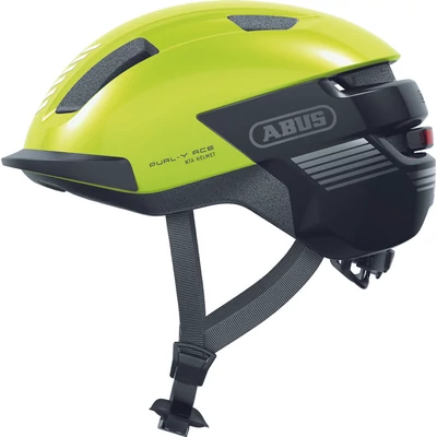 ABUS kerékpáros városi sisak Purl-Y ACE, In-Mold, signal yellow M (54-58 cm)