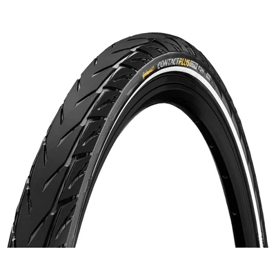 Continental kerékpáros külső gumi 55-584 Contact Plus City 27,5x2,2 fekete/fekete, reflektoros