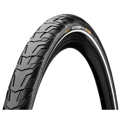 Continental kerékpáros külső gumi 37-622 Ride City 700x37C fekete/fekete, reflektoros