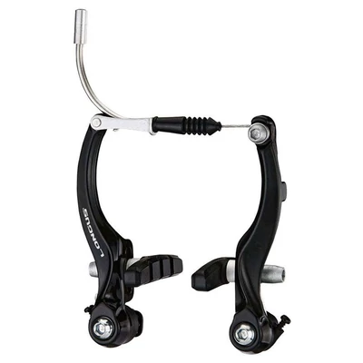 FÉK E LONGUS V-BRAKE ALU 110MM, LINEAR RUGÓS, FEKETE{5/4}