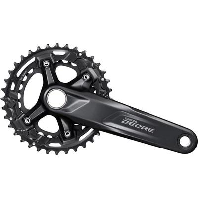 SHIMANO FRONT CHAINWHEEL, FC-M4100-2, DEORE, FOR REAR 10-SPEED, 2-PCS FC, 175MM,