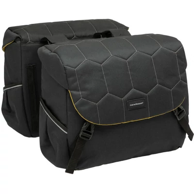 KERÉKPÁROS TÁSKA NEWLOOXS MONDI JOY DUPLA QUILTED FEKETE 38L 37X26X32CM(X2)
