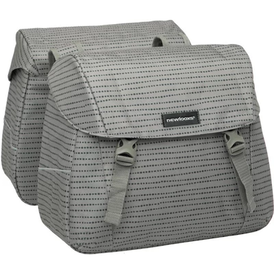 KERÉKPÁROS TÁSKA NEWLOOXS JOLI DUPLA NOMI SZÜRKE 37L 38X30X18CM(2X)