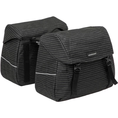 KERÉKPÁROS TÁSKA NEWLOOXS JOLI DUPLA MIK NOMI FEKETE 37L 38X30X18CM(X2)