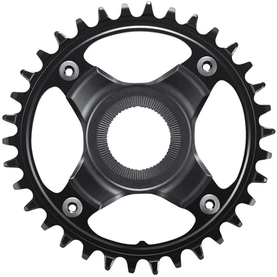 LÁNCKERÉK SM-CRE80-12-B 36F W/O CG FOR CHAIN LINE 53MM FEKETE