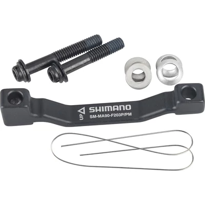SHIMANO MOUNT ADAPTER FOR DISC BRAKE CALIPER, SM-MA90-F203P/PM, FIXING BOL